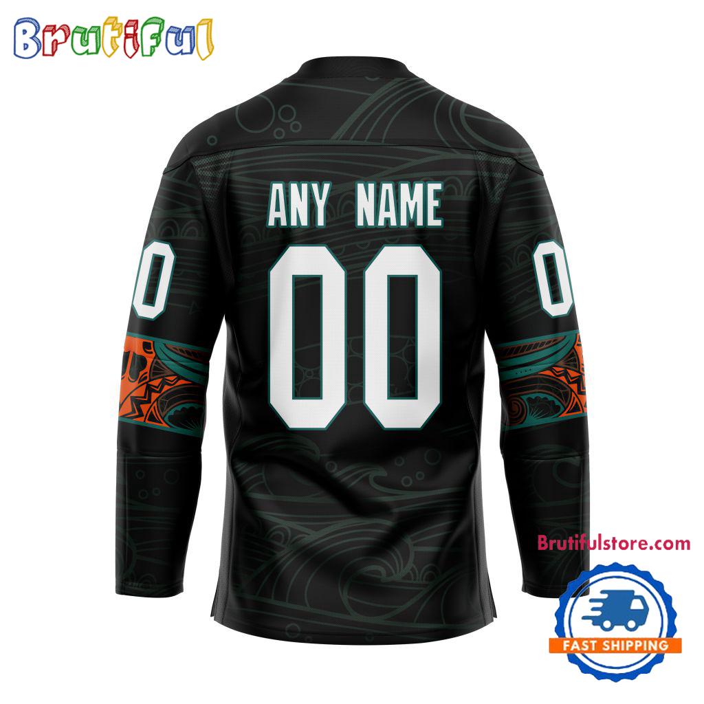 NHL San Jose Sharks Personalized Native American Hockey Jersey