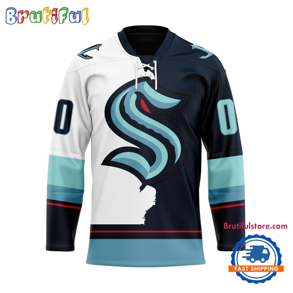 NHL Seattle Kraken Home Mix Away New Design Hockey Jersey