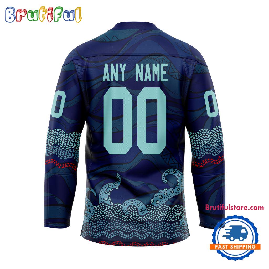 NHL Seattle Kraken Personalized Native American Hockey Jersey