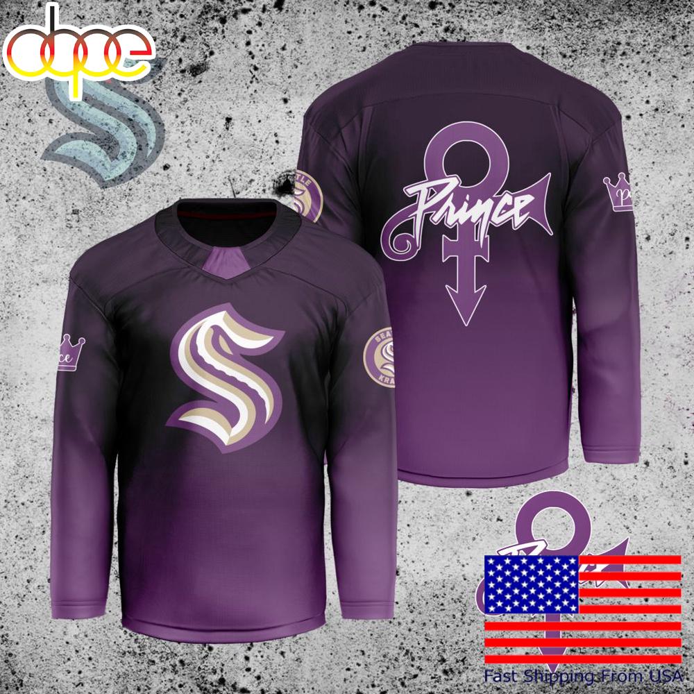 NHL Seattle Kraken Prince Custom Hockey Jersey