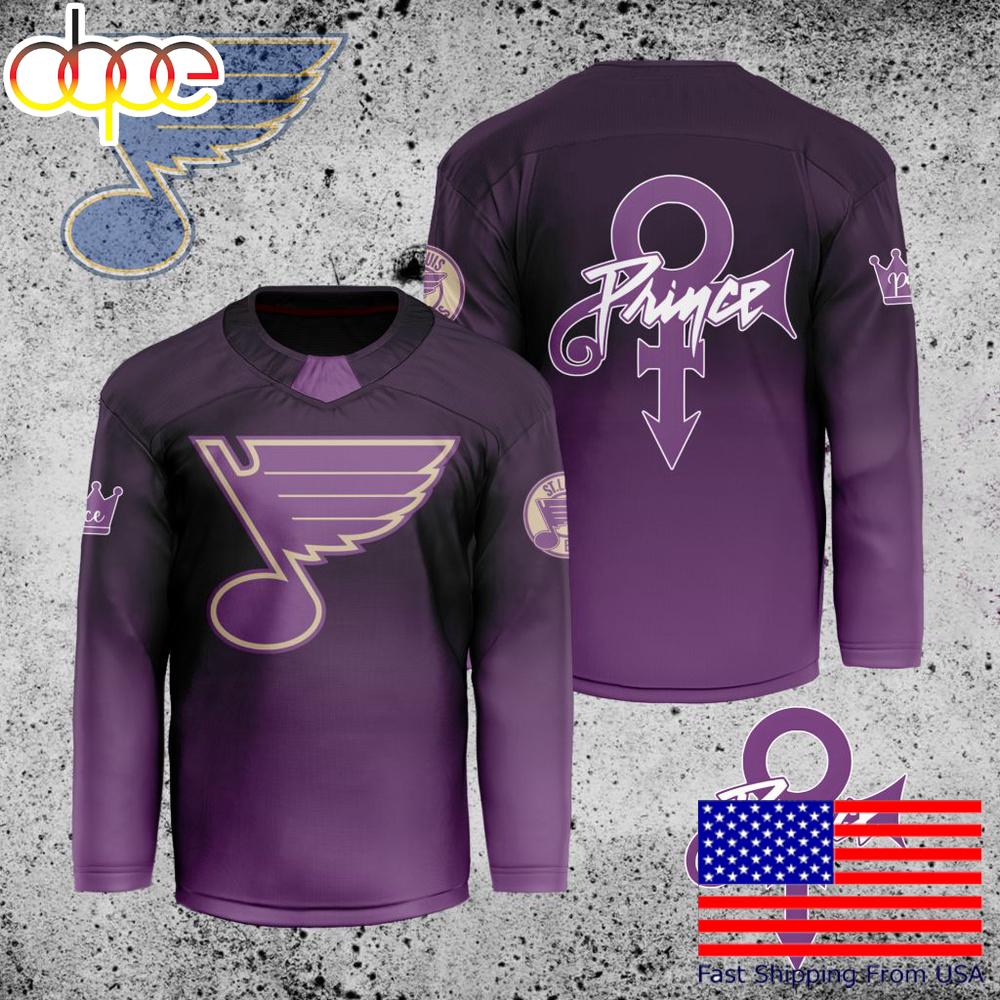 NHL St. Louis Blues Prince Custom Hockey Jersey