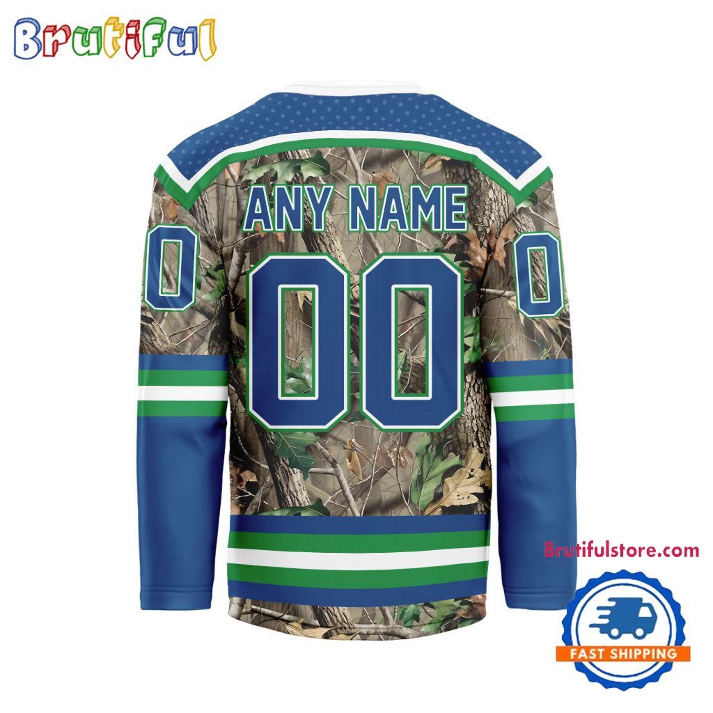 NHL Vancouver Canucks Special Realtree Camo Hunting Hockey Jersey