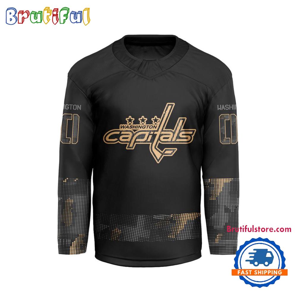 NHL Washington Capitals Military Appreciation Design Hockey Jersey