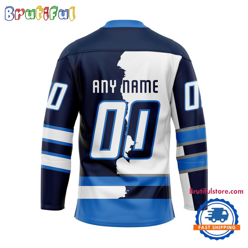 NHL Winnipeg Jets Home Mix Away New Design Hockey Jersey