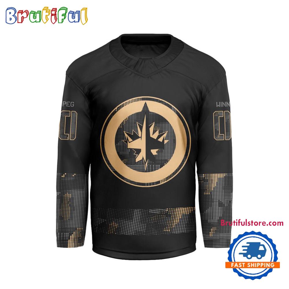 NHL Winnipeg Jets Military Appreciation Design Hockey Jersey