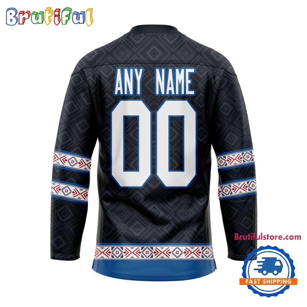 NHL Winnipeg Jets Personalized Native American Hockey Jersey