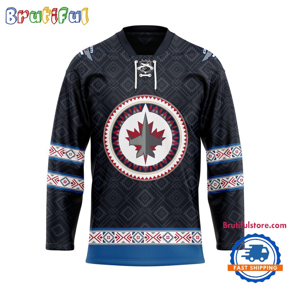 NHL Winnipeg Jets Personalized Native American Hockey Jersey