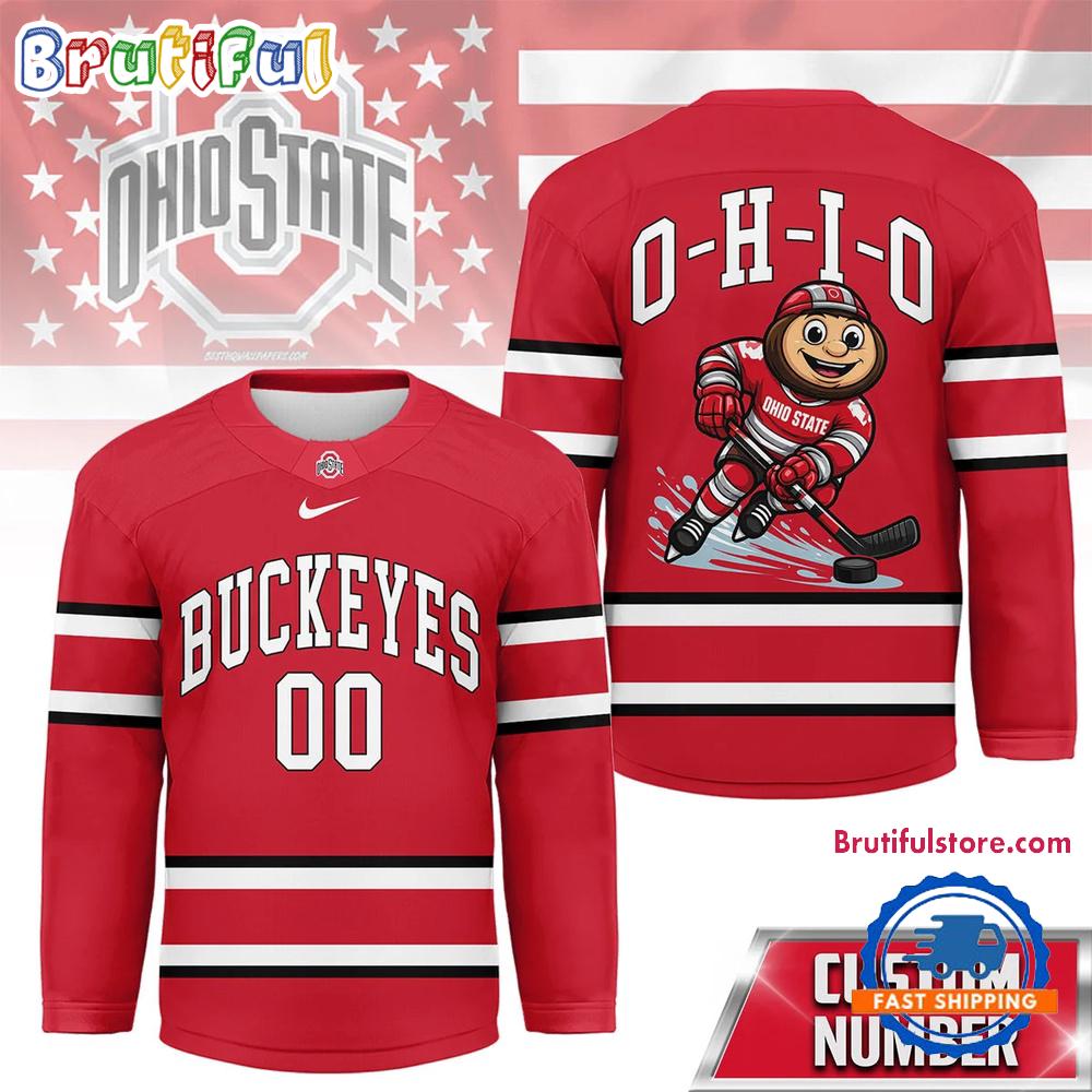 Ohio State Buckeyes 2026 NCAA Game Day Hockey Jersey