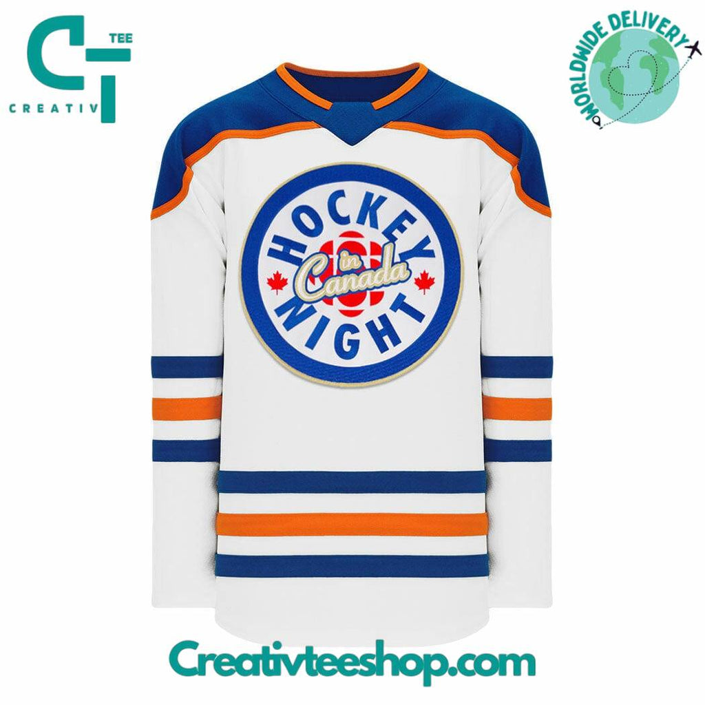 Edmonton Oilers Hockey Night In Canada Hockey Jersey