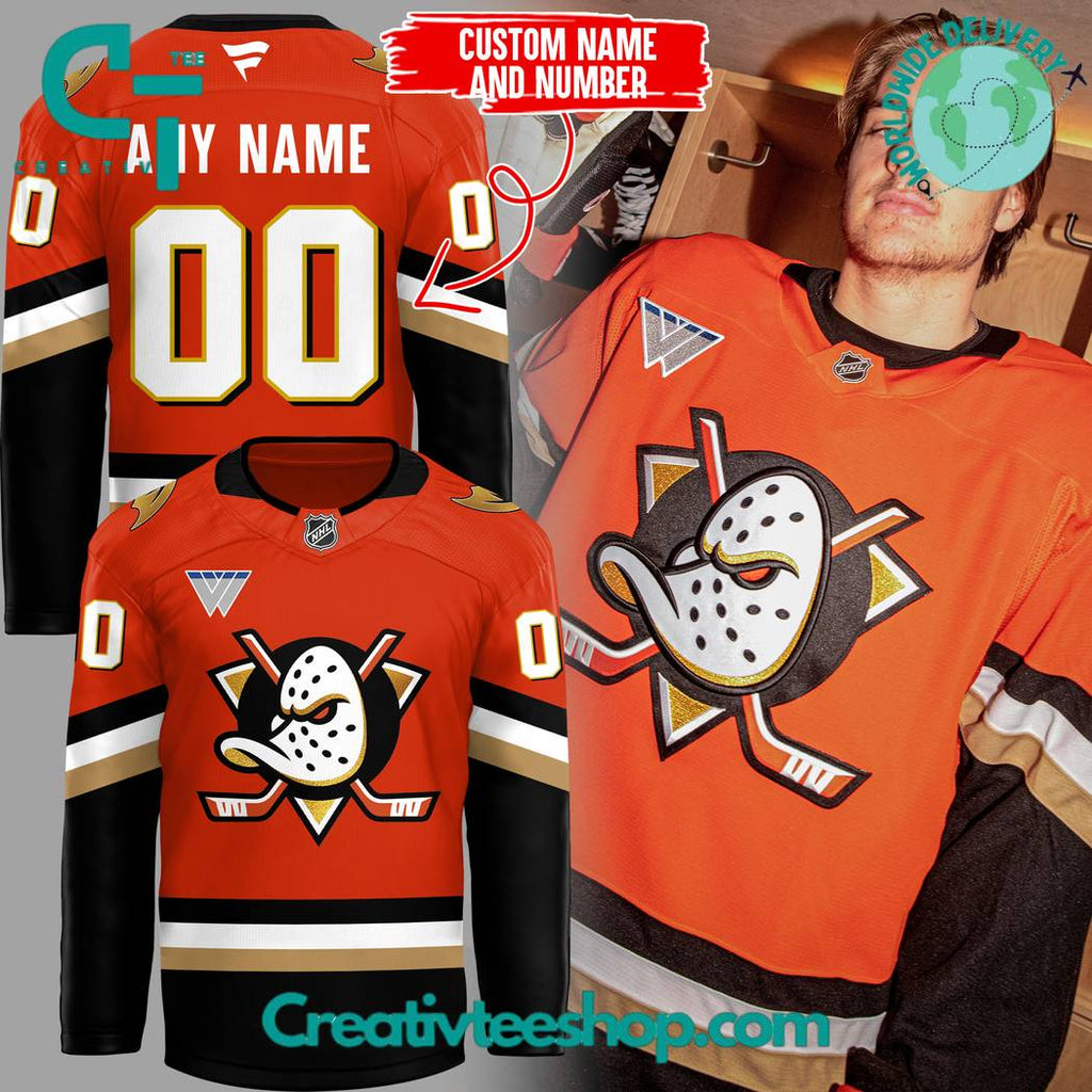 Anaheim Ducks Orange Country 2024 Orange Hockey Jersey