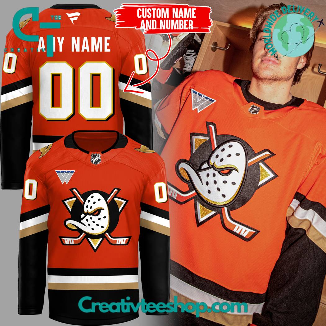Anaheim Ducks Orange Country 2024 Orange Hockey Jersey