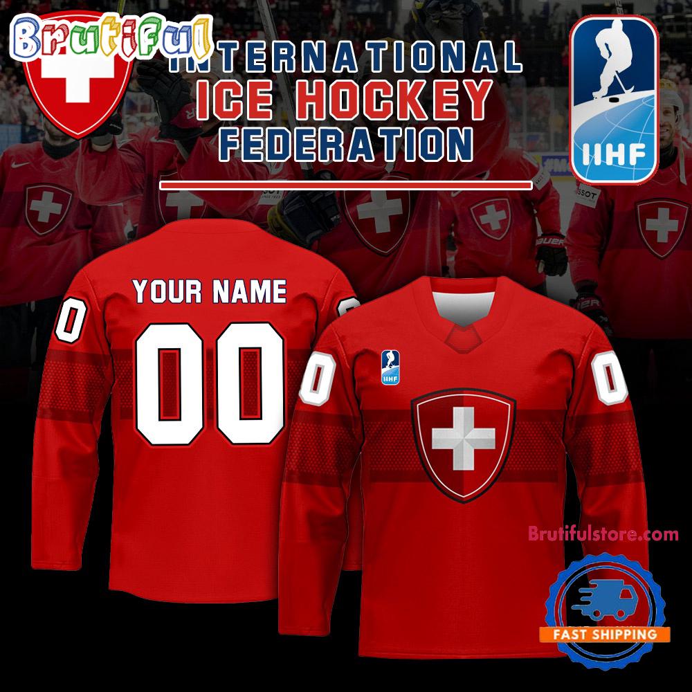 Switzerland IIHF ICE HOCKEY WORLD CHAMPIONSHIP 2025 Jersey Shirt