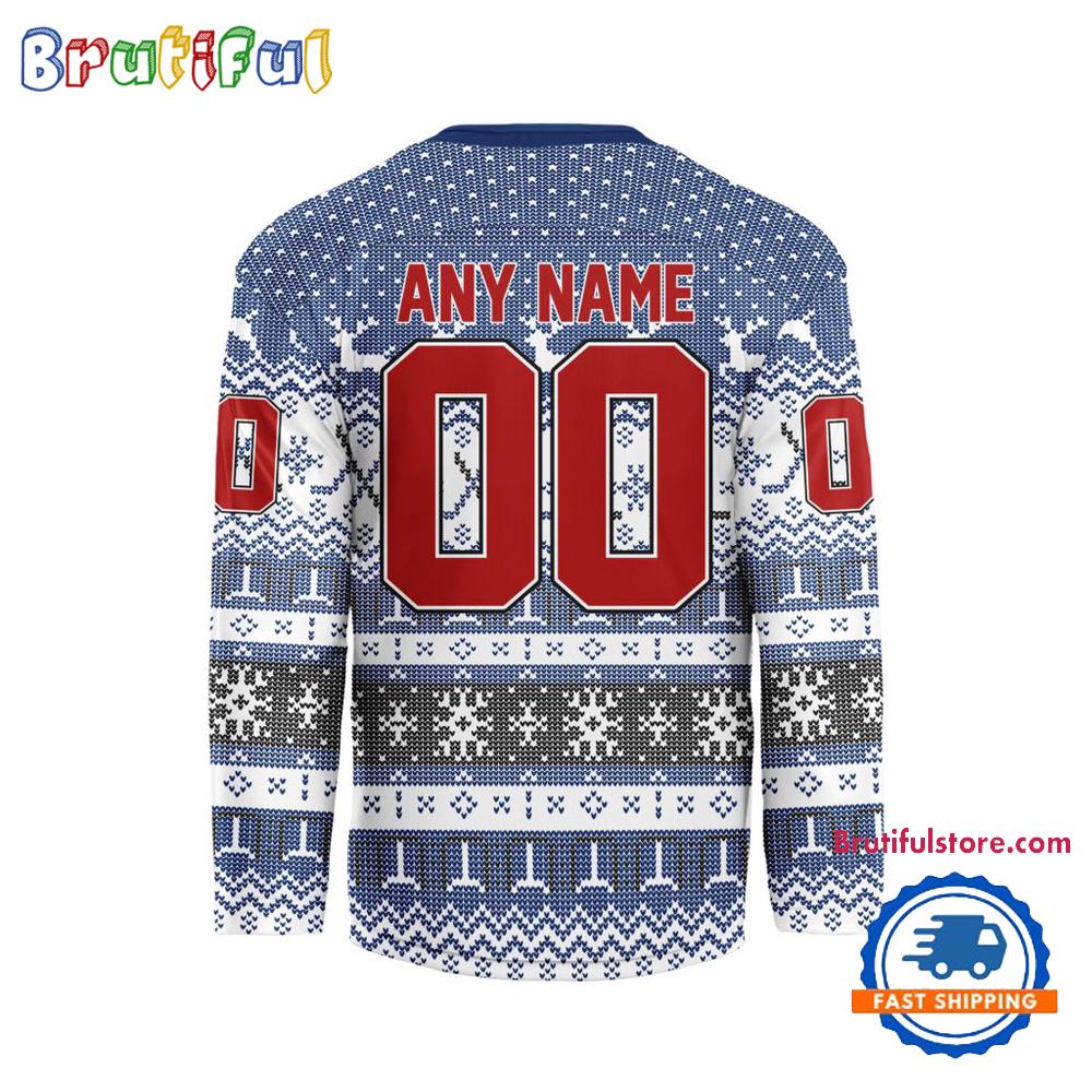 Tampa Bay Lightning 2025 NHL Christmas Personalized Hockey Jersey Design