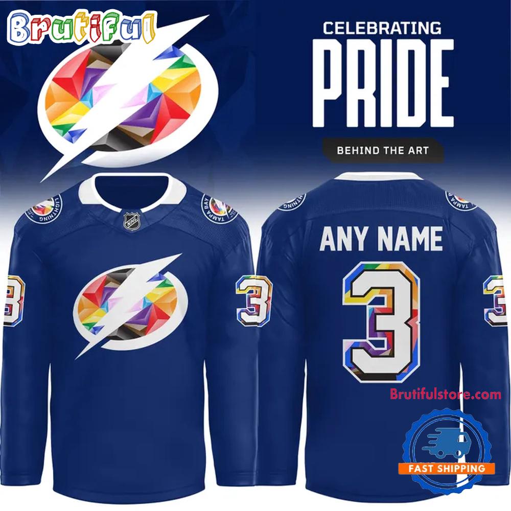 Tampa Bay Lightning Blue CELEBRATING PRIDE 2026 Hockey Jersey