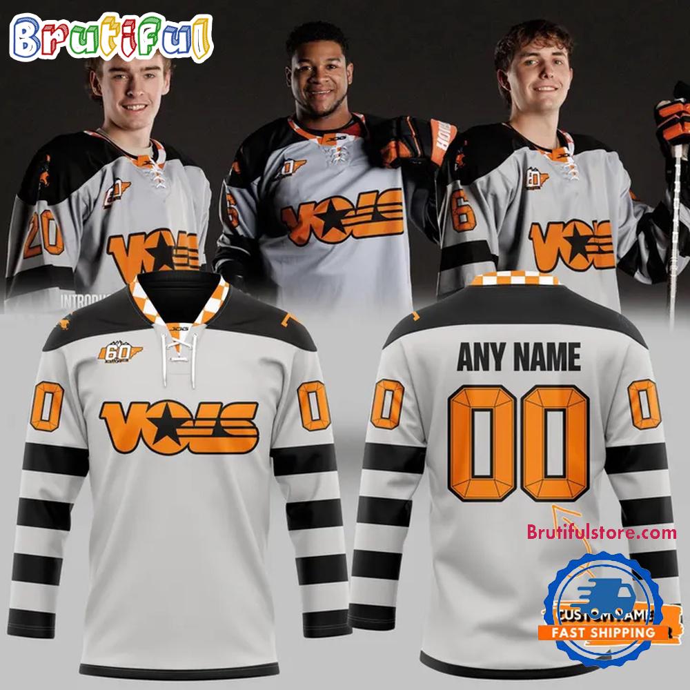 Tennessee Volunteers 60th Anniversary Throwback Hockey Jerseys
