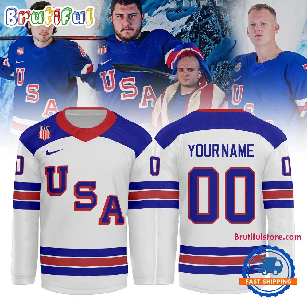 USA 2026 Olympic Hockey Limited Edition White Jersey Shirt
