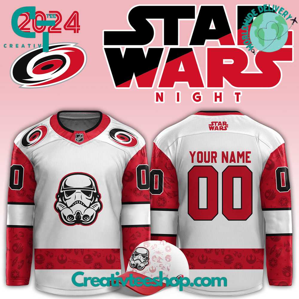 Carolina Hurricanes X Star Wars Night 2024 Hockey Jersey