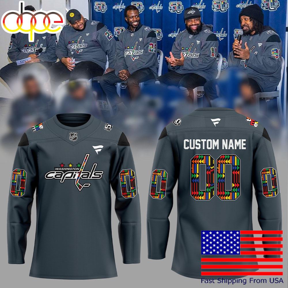Washington Capitals Black History Month Limited Editon Hockey Jersey