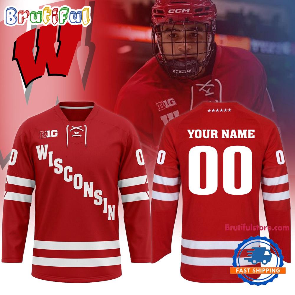 Wisconsin Hockey Sporty 2026 Limited Edition Jersey Shirt