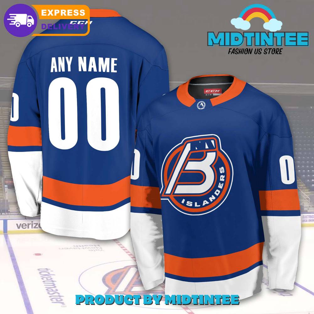 Ahl Bridgeport Islanders 2024 Personalized Hockey Jersey