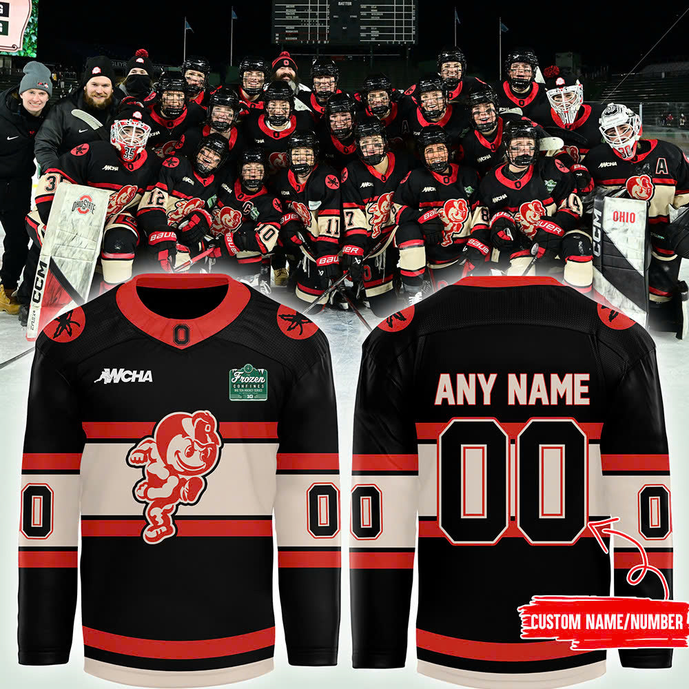 Limited Edition Frozen Confines Ohio State Women?S Hockey Personalized Jersey