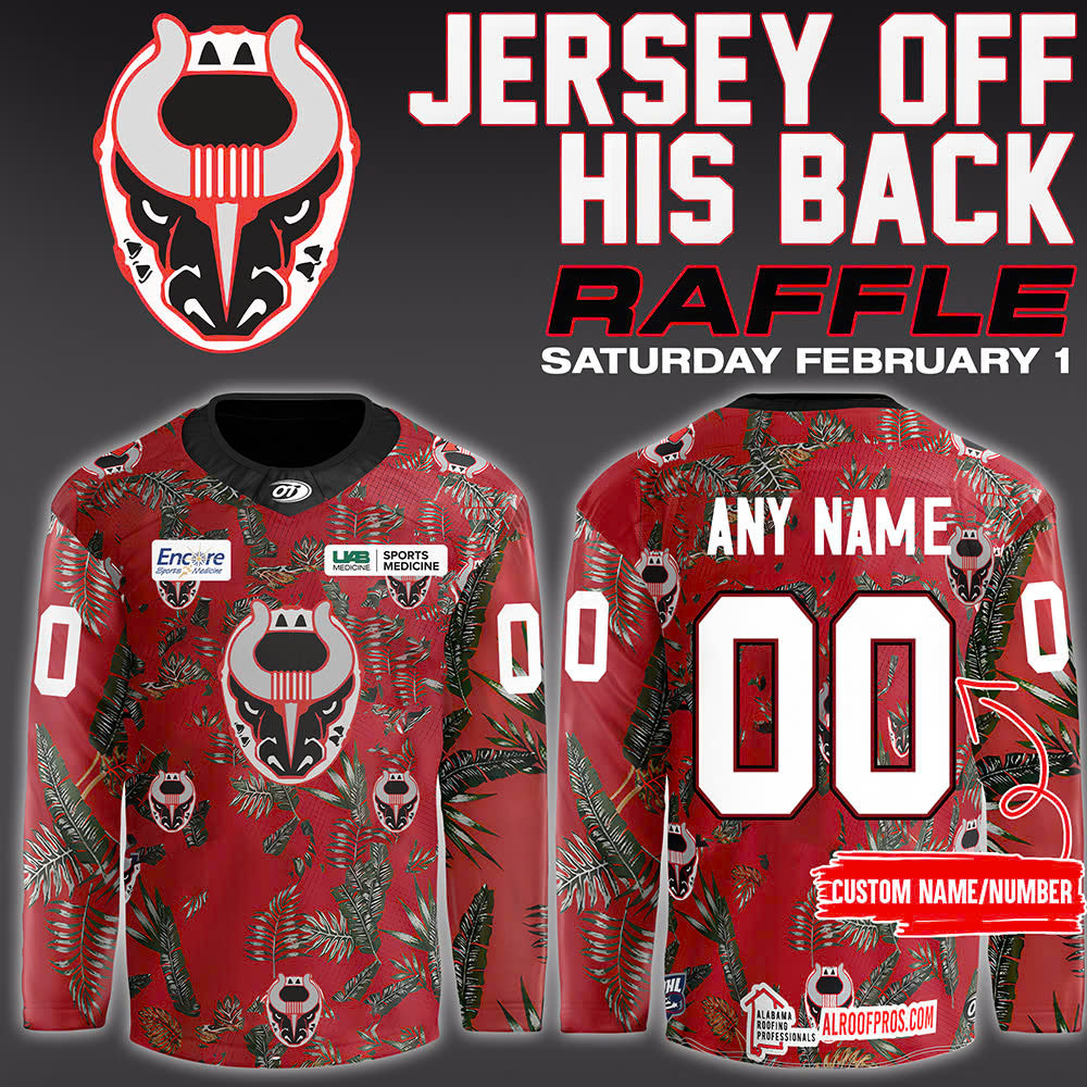 Birmingham Bulls Hockey 2025 Limited Edition Personalise Jersey