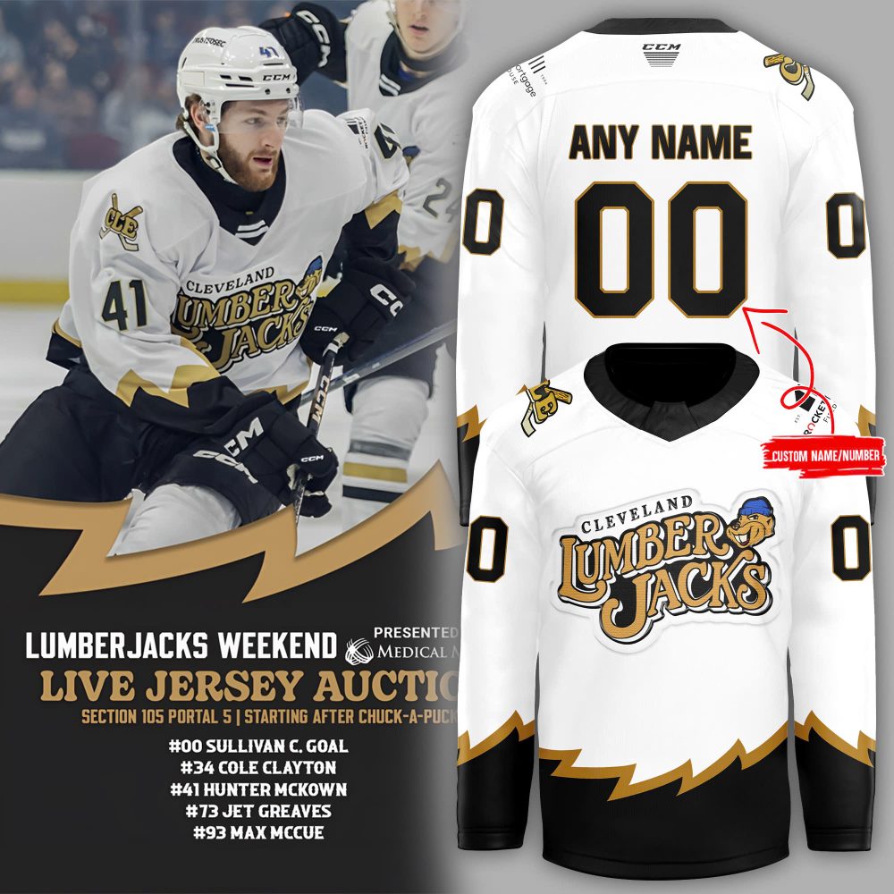 Cleveland Monsters X Lumberjacks Jersey Auction