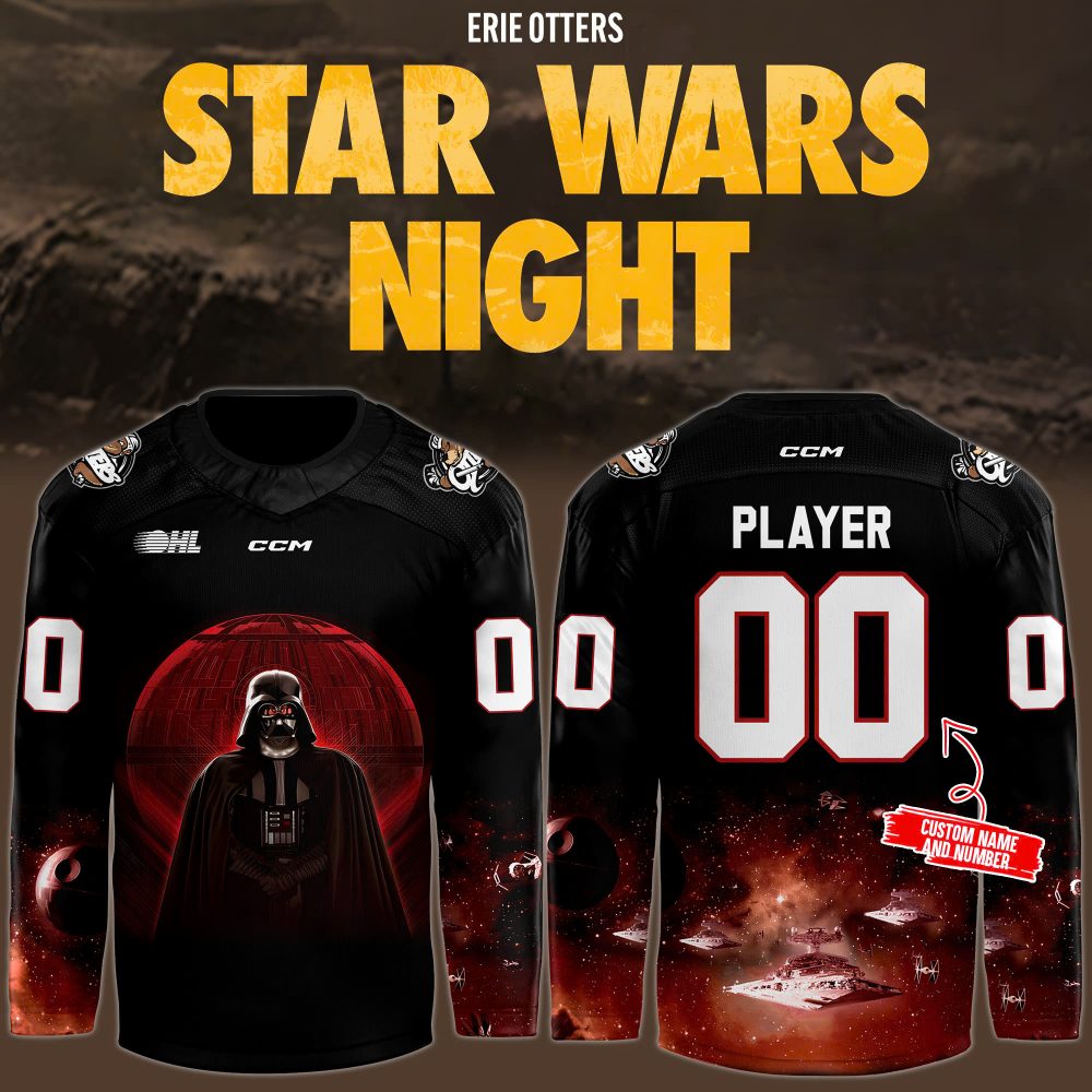 Erie Otters Star Wars Night Jersey
