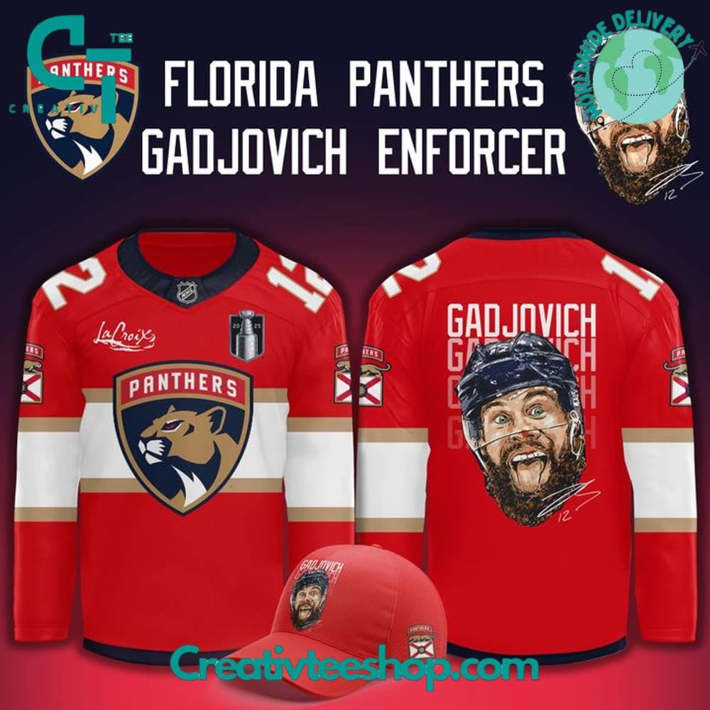 Florida Panthers X Gadjovich Enforcer Limited Edition Hockey Jersey